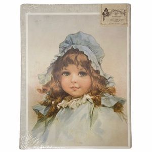 Vintage Picture Victorian Stone Lithograph Print